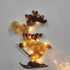 Lighted Skiing Reindeer Ornament with LED for Festive Christmas Lawn and Tree Decor - NOVA TRENZ