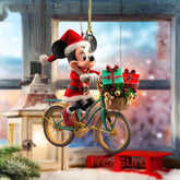 Mickey Christmas Tree Ornament Acrylic Flat Hanging Decor for Holiday Gifts and Car Rearview Mirror Pendant - NOVA TRENZ