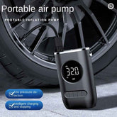 Portable Car Tire Inflator Pump - Mini Wireless Charging Electric Inflator for Bikes and Cars - NOVA TRENZ