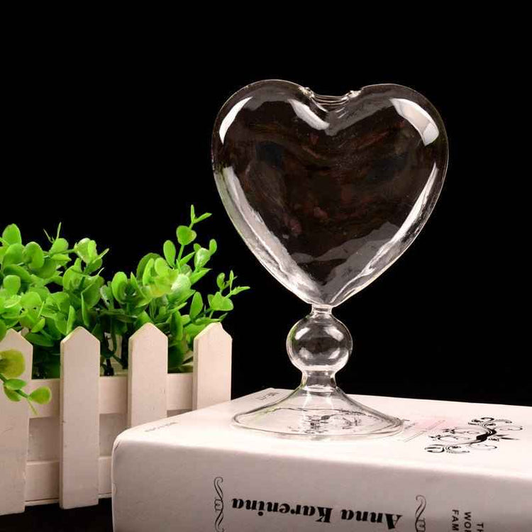 Transparent Love Vase Hydroponic Flower Device for Home Decoration and Flower Arrangement Craft - NOVA TRENZ