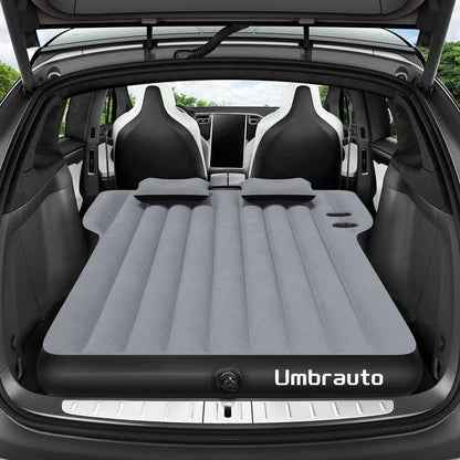 Umbrauto Tesla Y Car Camping Mattress - Thicken Air Mattress for Comfortable SUV Adventures, Gray - NOVA TRENZ