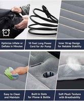 Umbrauto Tesla Y Car Camping Mattress - Thicken Air Mattress for Comfortable SUV Adventures, Gray - NOVA TRENZ